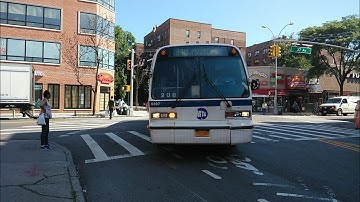 ᴴᴰ MTA NYC Bus: 1996 NovaBus RTS #9307 On the Q49 Bus @75 St/37 Av