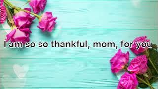 My Beautiful Mommy (Artist:Living Water Church) | lyric video