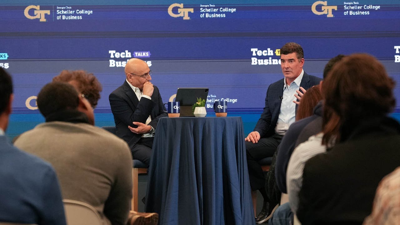 Tech Talks Business Features Tim Oliver, CEO of NCR Atleos