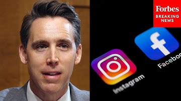 Josh Hawley Rails Against Big Tech