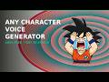 AI Voice Generator Character Free &mdash; How to Make Any Character Voice Text to Speech Online Without