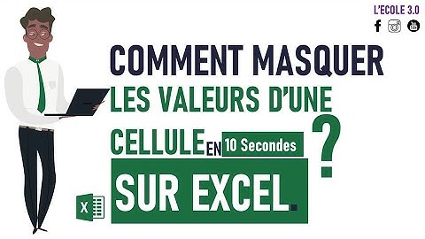 comment masquer Un les valeurs d