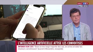 L'intelligence artificielle attise les convoitises, Laurent Alexandre, invité de Darius Rochebin