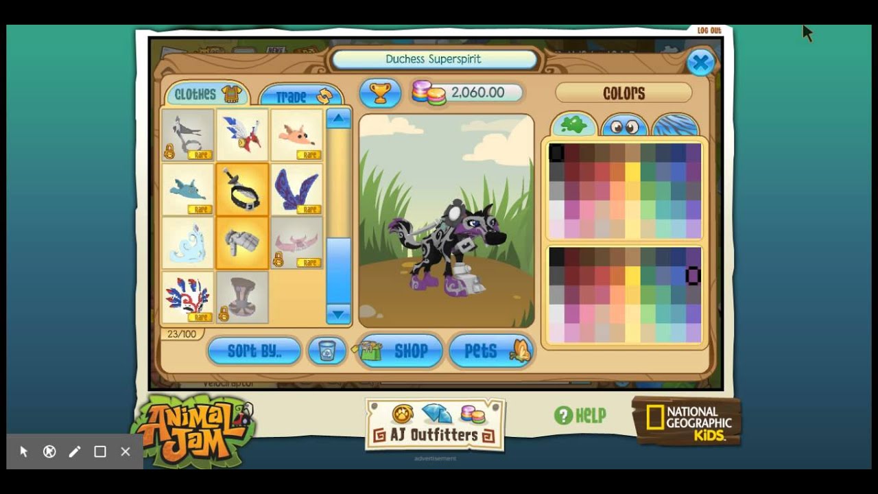 My Animal Jam Account Tour! YouTube