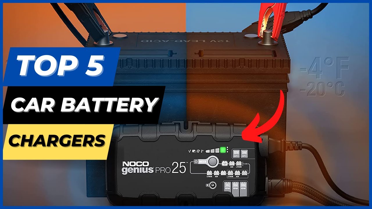 Top 5 Best Car Battery Chargers 2023 🔥 - YouTube