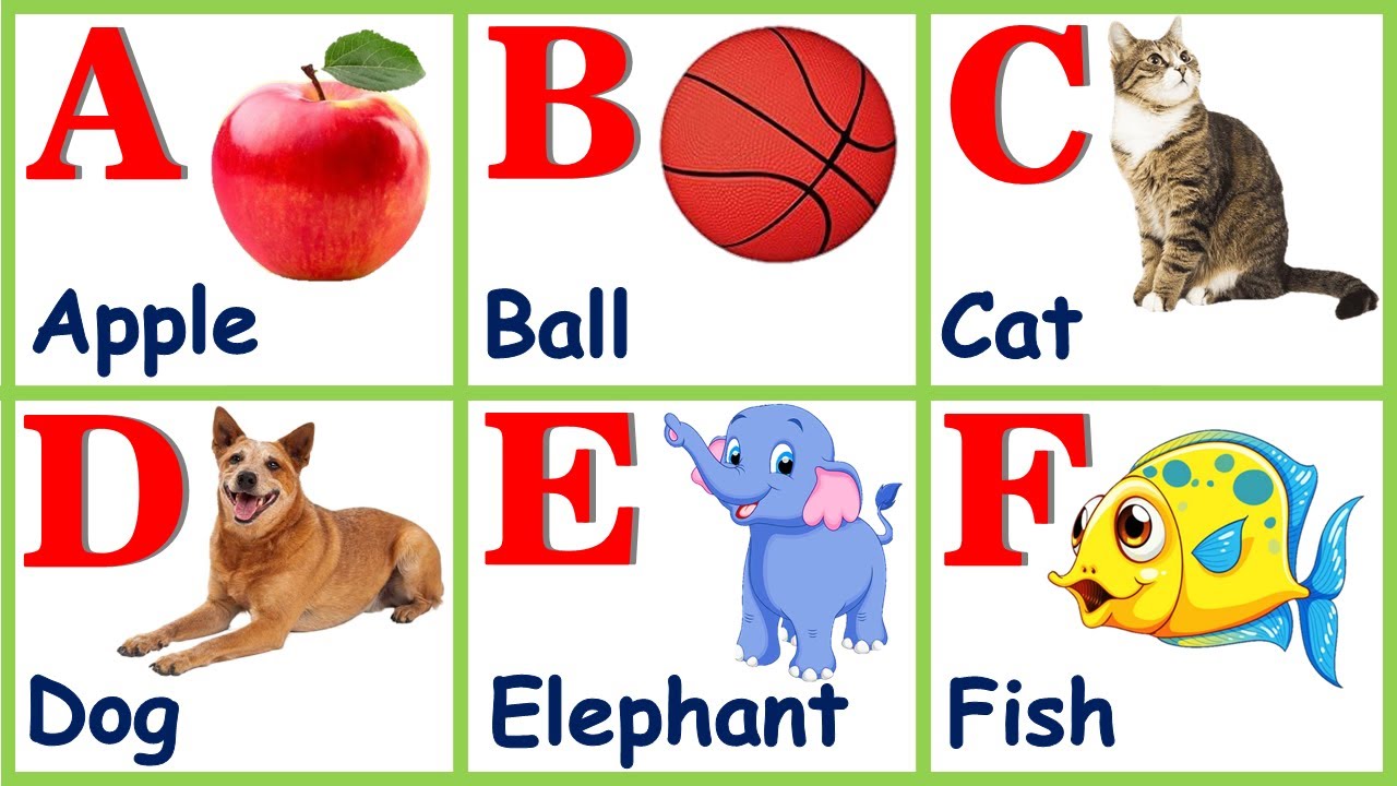 A For Apple A To Z Animated Apple To Zebra Abcd Apple Ball Zebra Youtube
