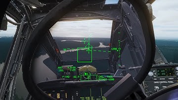 DCS AH-64D Apache new George multiattack test + TADS zooming