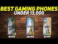 TOP 3 BEST 90 FPS GAMING MOBILE PHONE FOR BGMI UNDER 13000 | BEST PHONE FOR GAMING UNDER 13K