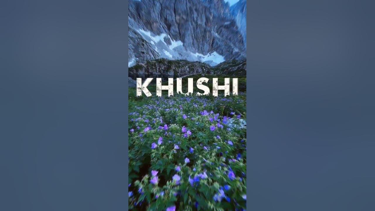 Khushi name logo design status khushi namelogo youtube