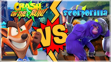 Crash Bandicoot on the run: Scorporilla Boss Match Gameplay (Android/IOS)