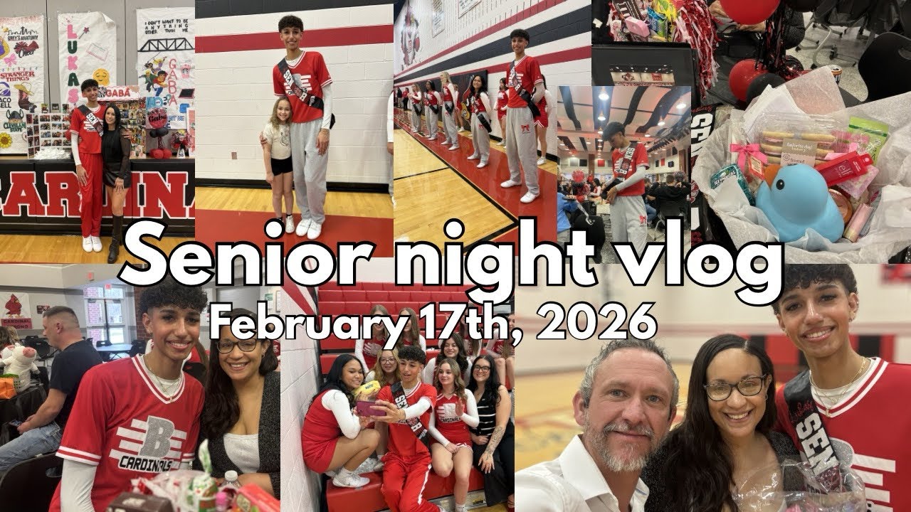 SENIOR NIGHT VLOG 📣
