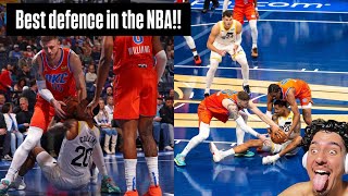 Okc vs Jazz highlights.((Reaction))
