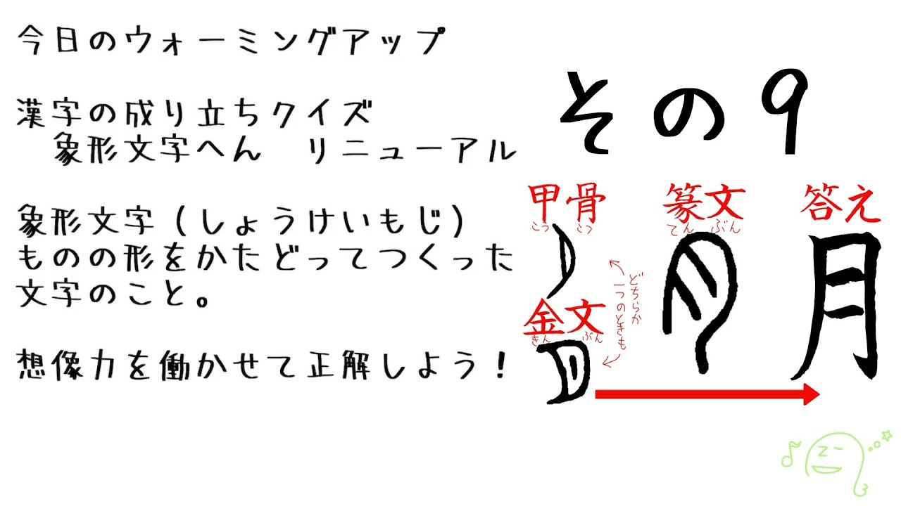 漢字の成り立ちクイズ 象形文字その９ Youtube