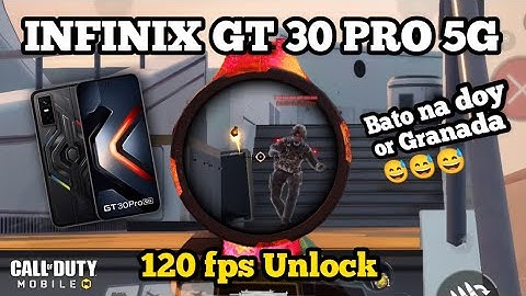 Infinix GT 30 PRO 5G Game Test MP CODM | 120fps Unlock | Gyro Test | Man-O-War the best CODM #codm