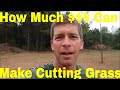 How Much Money Can You Make Cutting Grass