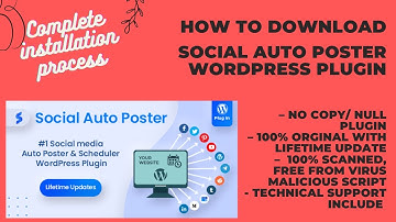 Social Auto Poster Plugin 100% Original with License key Activated, Lifetime Update Download