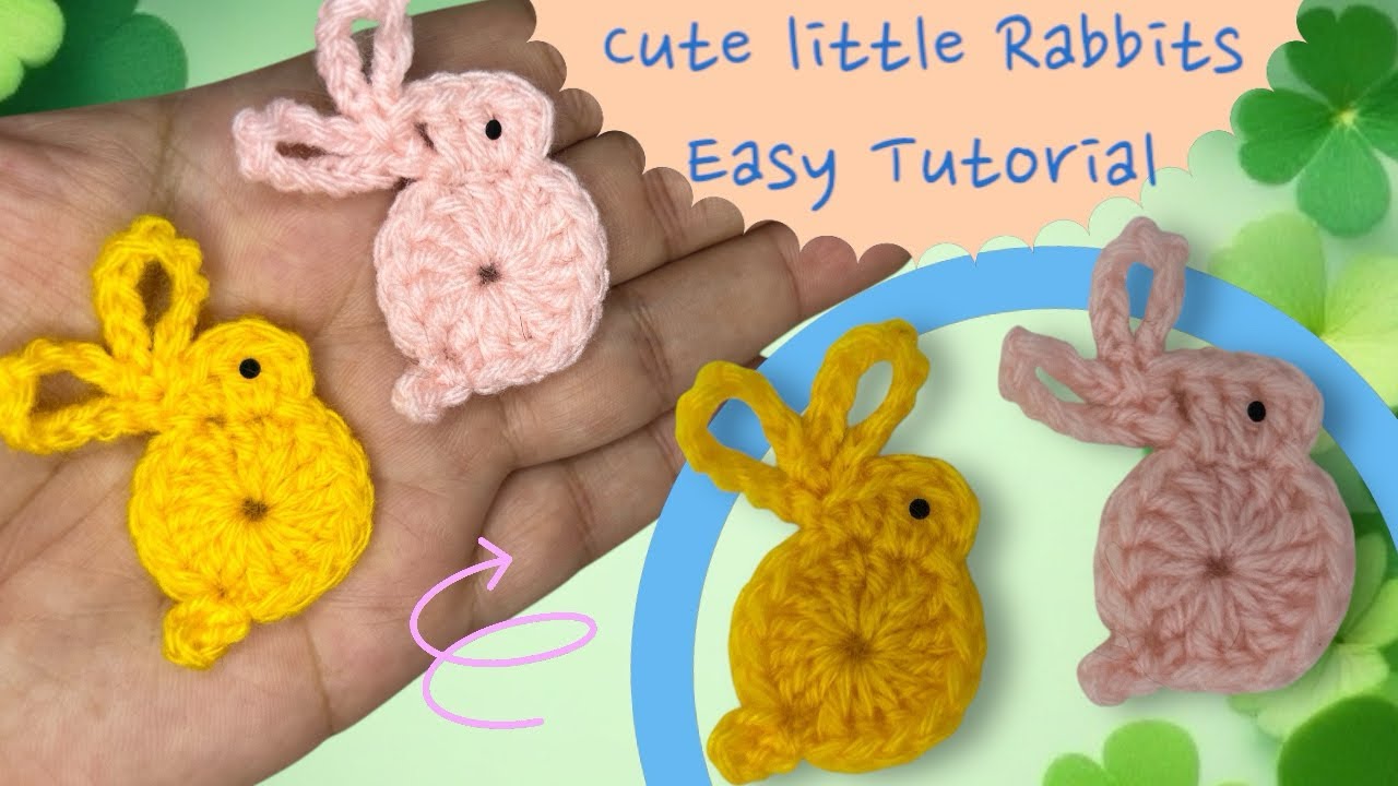 Cute rabbit crochet tutorial for absolutely beginners | simple and easy | #crochet #rabbit