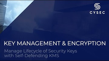 CYSEC ARCA Certified Key Management and Encryption