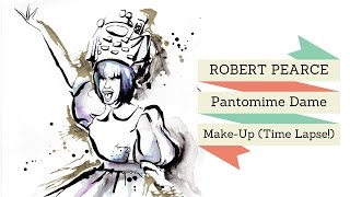 Pantomime Dame Make-Up  (Time Lapse!)