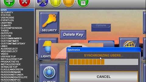 Synchronizing RMDesigner through ELK-M1XEP
