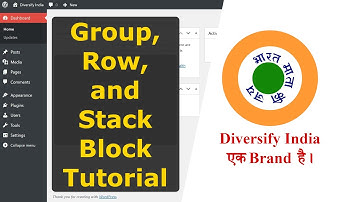 Gutenberg Group, Row, and Stack Blocks: A Beginner