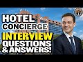 Hotel Concierge Interview Questions and Answers | Concierge Duties And Responsibilities