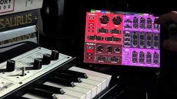 Using MIDI Designer Pro to control Microkorg XL