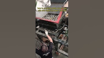 waste #wovenbag #wood #tree #tires #shredding #metal with #twinshaftshreddermachine #motorcycle