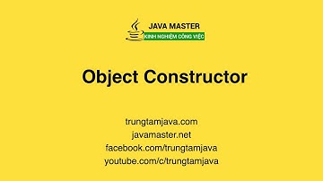 JavaScript Advance 6 - Object Constructor | JMaster.io Trung Tâm Java
