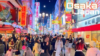 Osaka, Japan  The Insane Nightlife Of Japanese  4K HDR 60FPS Walking Tour