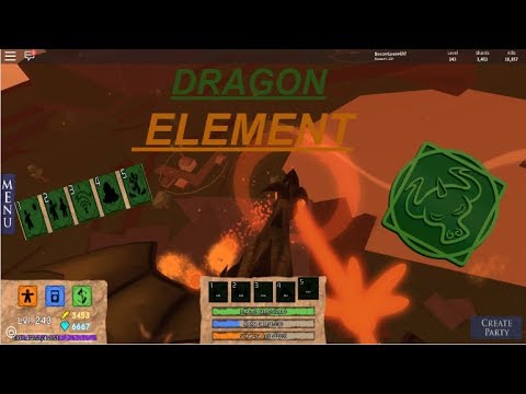 New Dragon Element Roblox Elemental Battlegrounds Youtube
