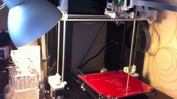 OctoPrint on Raspberry Pi controlling a Mendel90 3D Printer