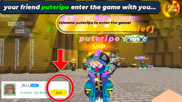 "JOIN FRIEND" In Mining Area Is Added!! Skyblock Update - Blockman Go