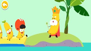 Learn the Korean names of fruits and vegetables through banana and popcorn animation!ㅣJam Jam Toy