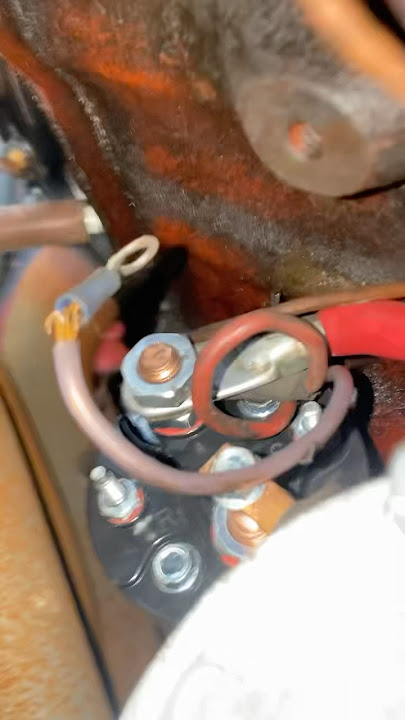Take a Look At This Tricky Starter Wire