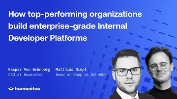 How top-performing organizations build enterprise-grade Internal Developer Platforms