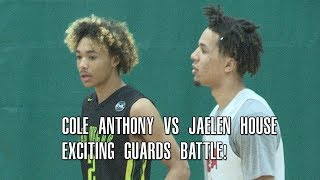 Cole Anthony Vs Jaelen House!! HS Most Exciting Guards Battle It Out At EYBL Hampton!