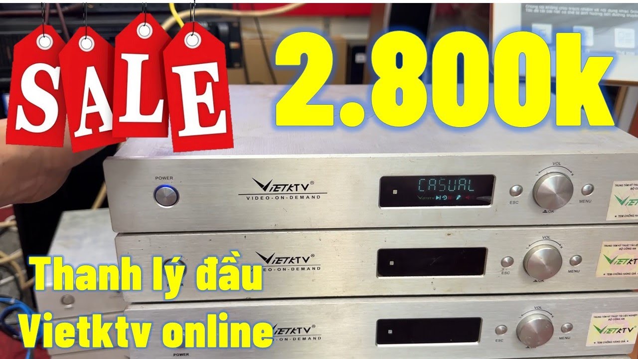 Thanh lý đầu việt ktv hát youtube giá chỉ còn 2tr800 quá rẻ rồi