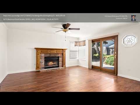 5610 Blackrock Road, Rocklin, CA home video tour