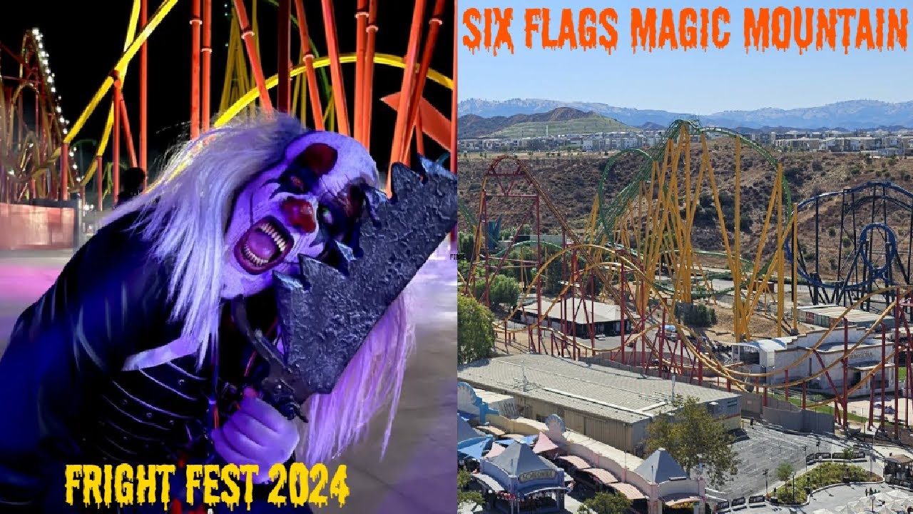 Fright Fest 2024 en Six Flags Magic Mountain - YouTube