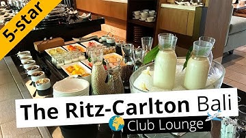 REVIEW: The Ritz Carlton Bali Club Lounge