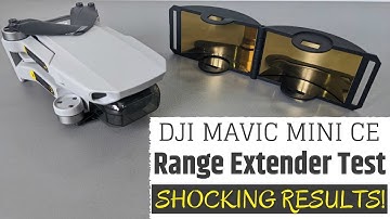DJI MAVIC MINI CE RANGE EXTENDER TEST DO THEY WORK? || MAX RANGE EXCEEDED?