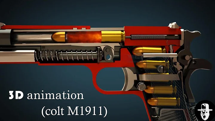 how gun(colt M1911) works |3D animation|