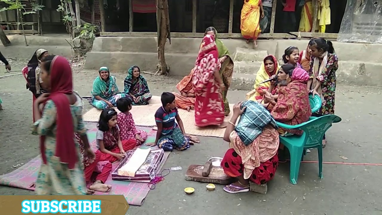 বরিশালের বিয়েতে বিভিন্ন সূরে মহিলাদের হয়লা । Bengali Wedding DANCE.