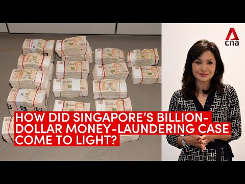 How did Singapore's billion-dollar money-laundering case come to light?