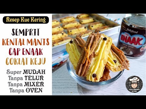 resep-semprit-coklat-keju-kental-manis-cap-enaak---tanpa-telur,-mixer,-oven