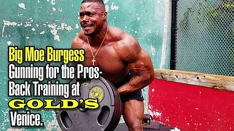 MAURICE "BIG MOE" BURGESS GUNING FOR THE PROS-BACK...