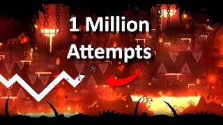 The MOST Attempts on the Top 10 HARDEST Levels | NEW 2024