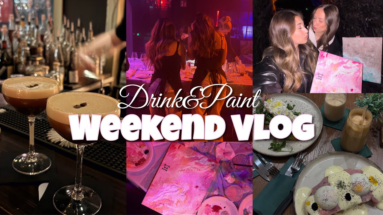 WEEKEND VLOG - Drink&Paint in Dortmund ✨🎨 