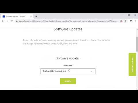 MyTRUMPF: In a minute – Download software updates